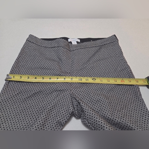 Liz Claiborne Laura Black and White Pants EUC Size 12 - Picture 11 of 13